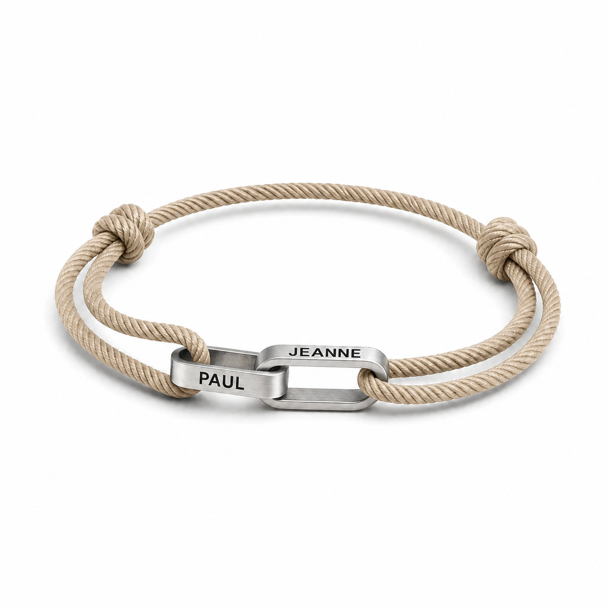 Bracelet Lien Liora cordon beige