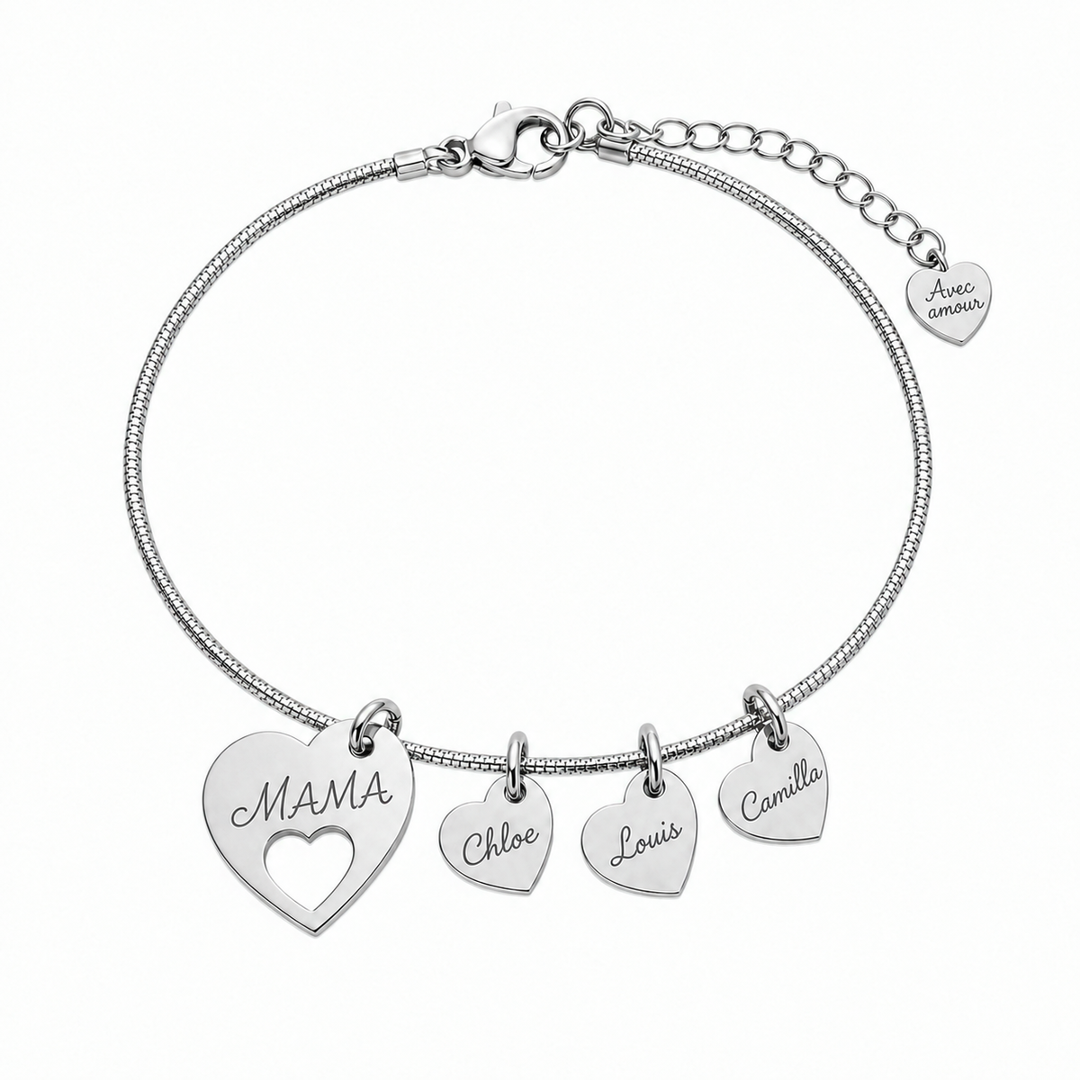 Mama-Armband mit Namen Liora