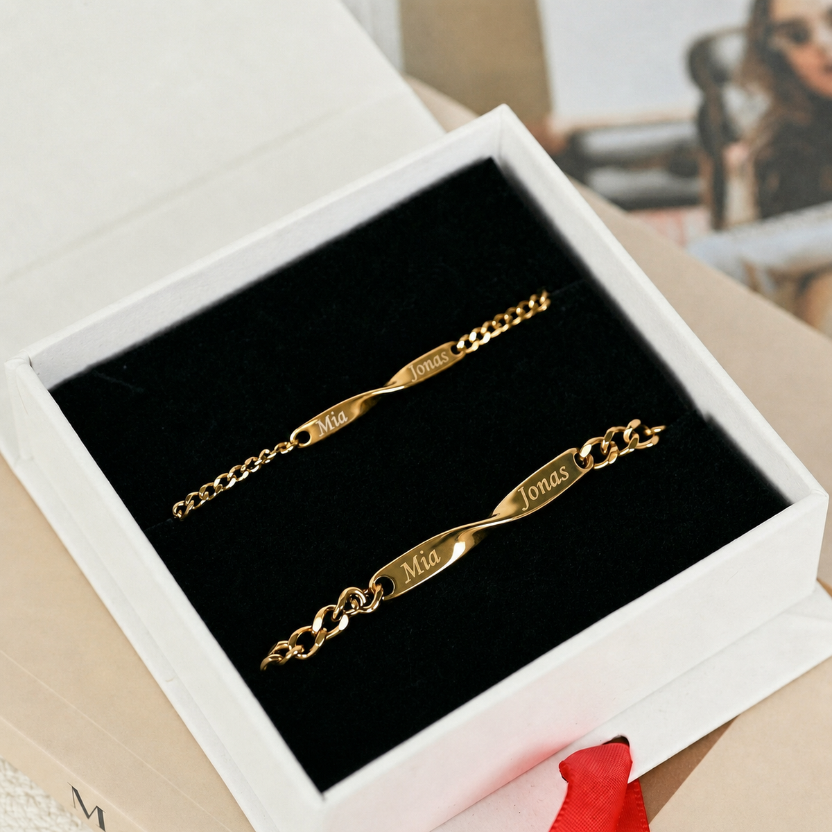 Personalisiertes Armband-Set Liora