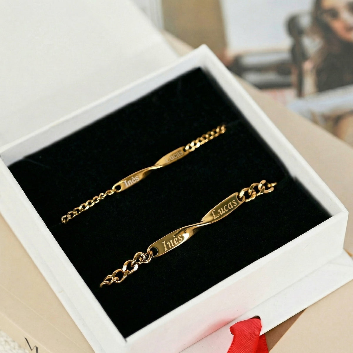 Liora® - Ensemble de bracelets personnalisés
